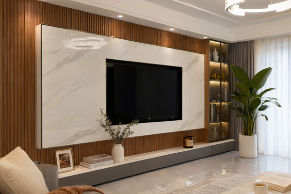 Residential interiors with WPC wall panels