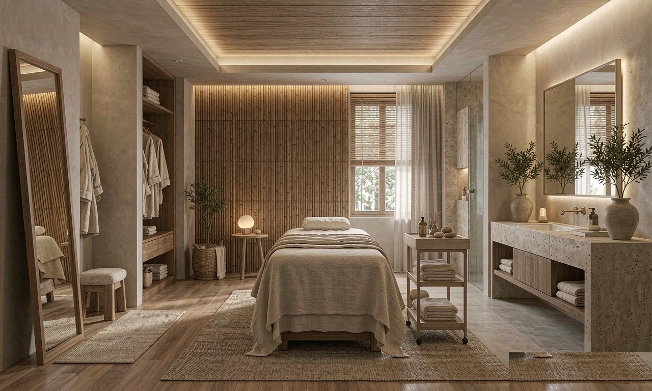 Spa & Massage wall panel projects