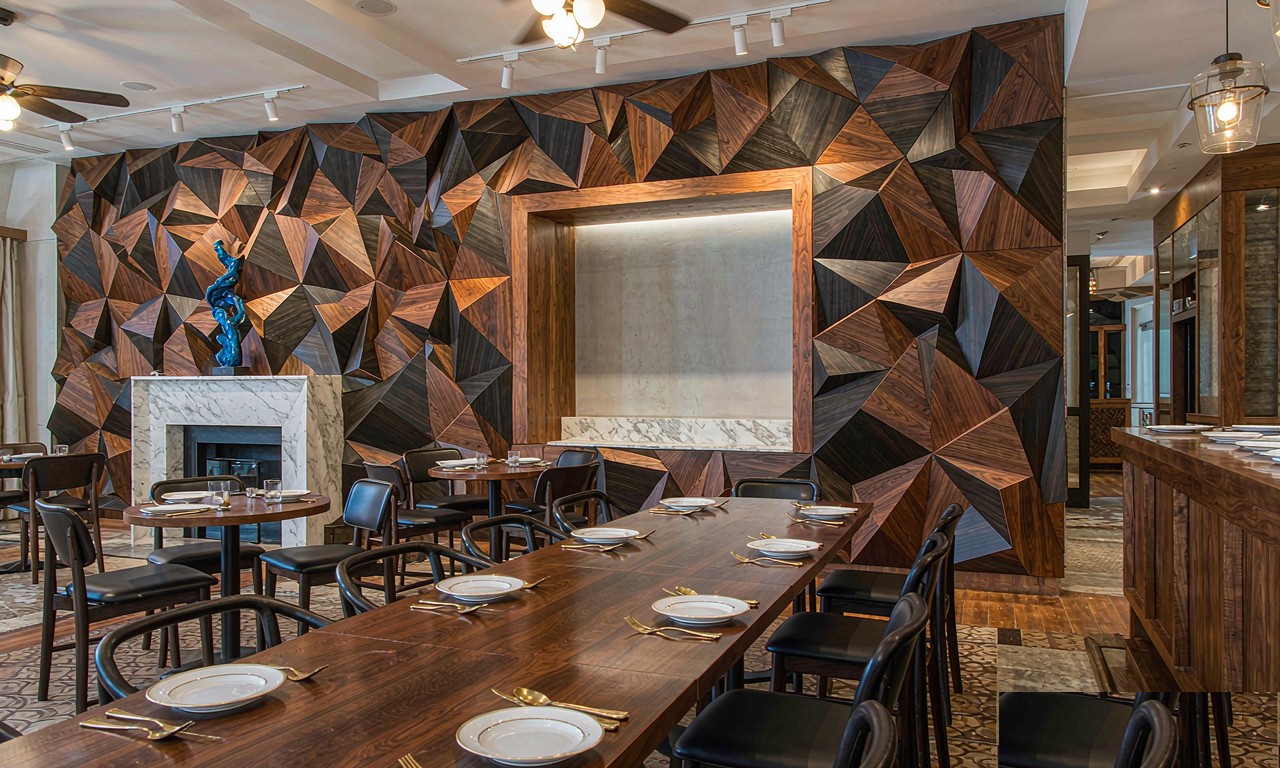 Restaurant wall panel projects