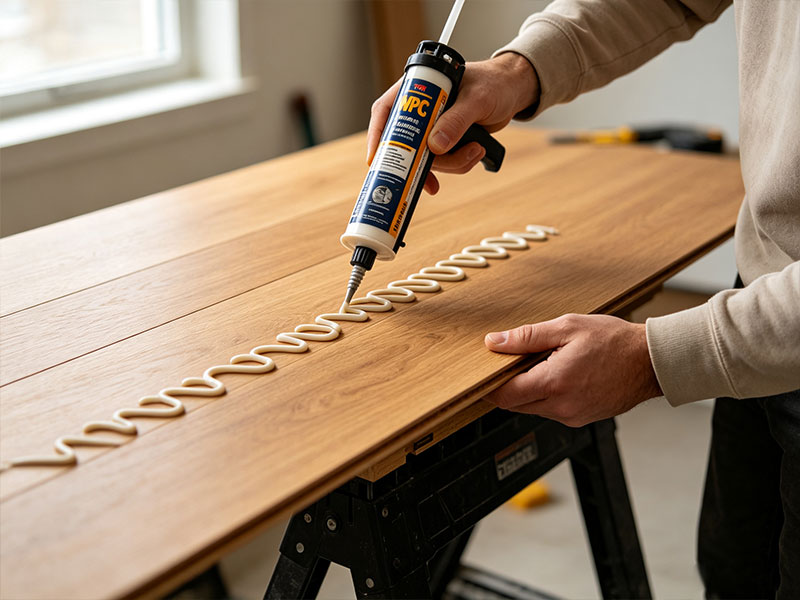 Installation Guide Step 4 — Apply adhesive