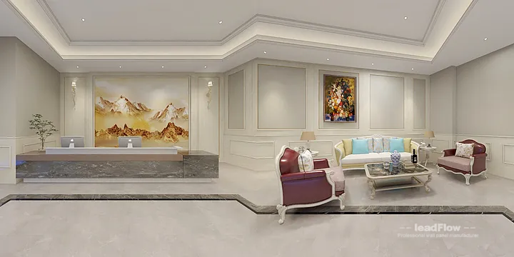 WPC Wall Cladding Hotel Case Study in Nanchang | Elegant Corridor in Donghu District, Nanchang, China - photo 7