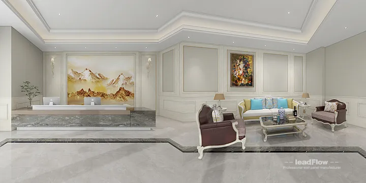 WPC Wall Cladding Hotel Case Study in Nanchang | Elegant Corridor in Donghu District, Nanchang, China - photo 8