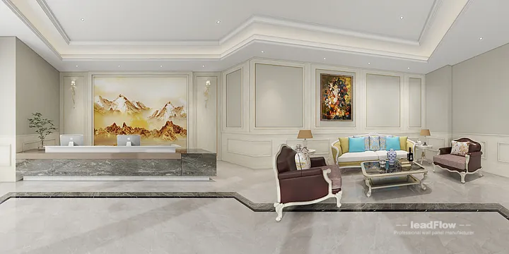 WPC Wall Cladding Hotel Case Study in Nanchang | Elegant Corridor in Donghu District, Nanchang, China - photo 9