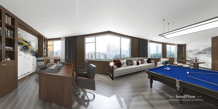 Premium WPC Interior Panel Project: Nanchang Hotel Interior in Donghu District, Nanchang, China - photo 11