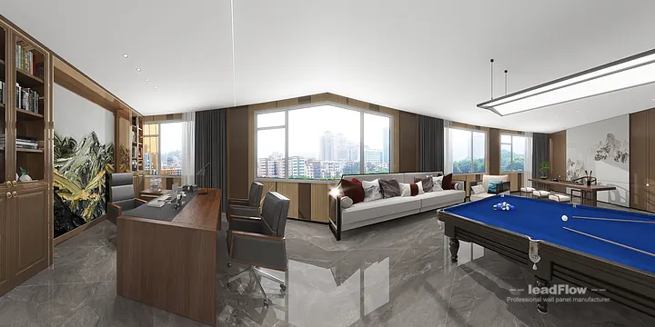 Premium WPC Interior Panel Project: Nanchang Hotel Interior in Donghu District, Nanchang, China - photo 14