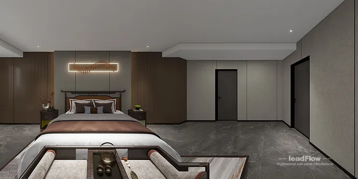 Premium WPC Interior Panel Project: Nanchang Hotel Interior in Donghu District, Nanchang, China - photo 5
