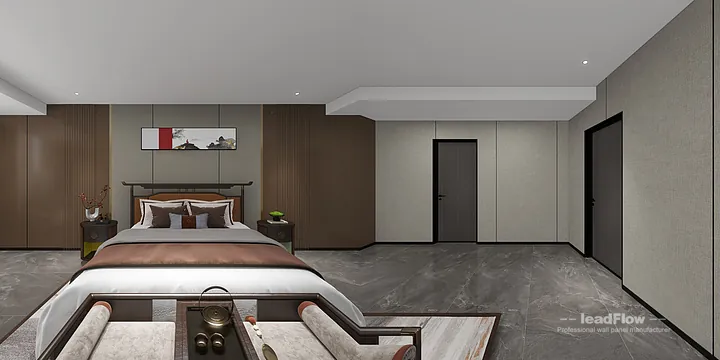 Premium WPC Interior Panel Project: Nanchang Hotel Interior in Donghu District, Nanchang, China - photo 6