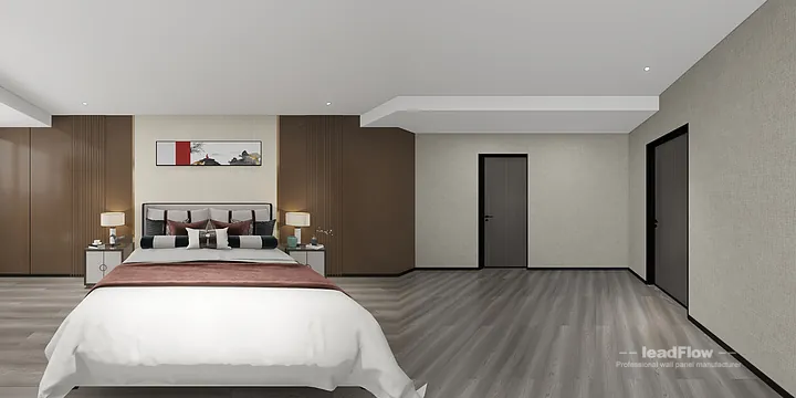 Premium WPC Interior Panel Project: Nanchang Hotel Interior in Donghu District, Nanchang, China - photo 7