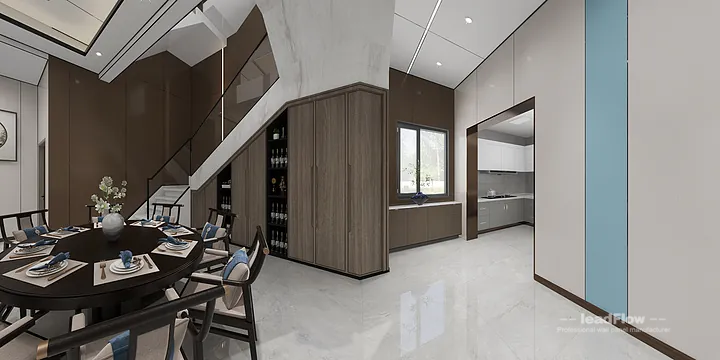 Hangzhou Villa Wall Panel Design | WPC Wall Cladding Premium Interior in Shangcheng District, Hangzhou, China - photo 14