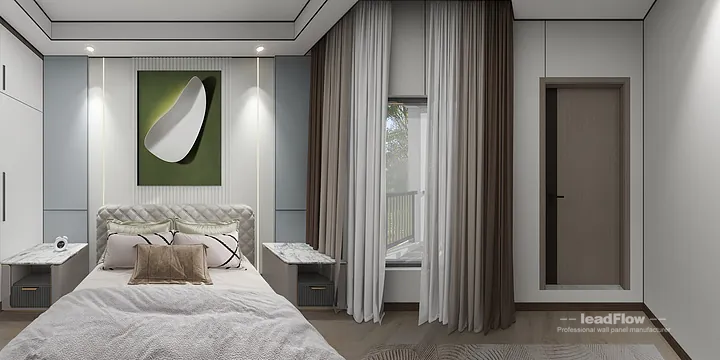 Hangzhou Villa Wall Panel Design | WPC Wall Cladding Premium Interior in Shangcheng District, Hangzhou, China - photo 22