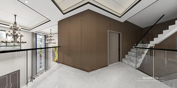 Hangzhou Villa Wall Panel Design | WPC Wall Cladding Premium Interior in Shangcheng District, Hangzhou, China - photo 23