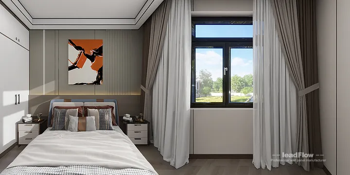 Hangzhou Villa Wall Panel Design | WPC Wall Cladding Premium Interior in Shangcheng District, Hangzhou, China - photo 4