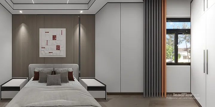 Hangzhou Villa Wall Panel Design | WPC Wall Cladding Premium Interior in Shangcheng District, Hangzhou, China - photo 6
