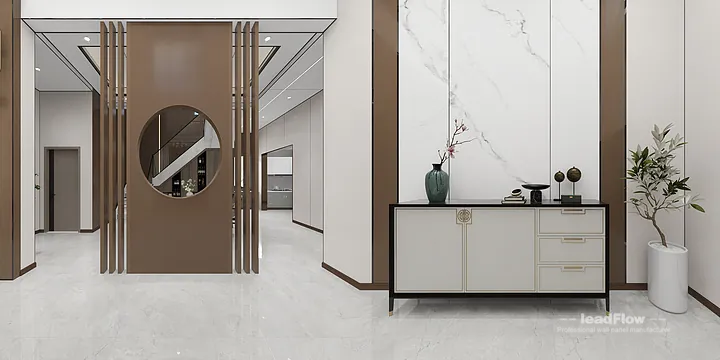 Hangzhou Villa Wall Panel Design | WPC Wall Cladding Premium Interior in Shangcheng District, Hangzhou, China - photo 7
