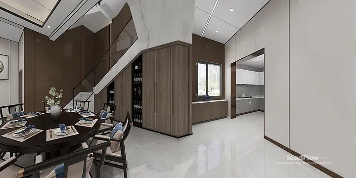 Hangzhou Villa Wall Panel Design | WPC Wall Cladding Premium Interior in Shangcheng District, Hangzhou, China - photo 8