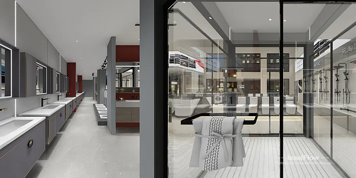 Premium WPC Wall Cladding in Hangzhou Commercial Space &mdash; Showroom 1 in Shangcheng District, Hangzhou, China - photo 14