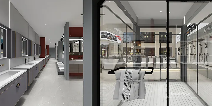 Premium WPC Wall Cladding in Hangzhou Commercial Space &mdash; Showroom 1 in Shangcheng District, Hangzhou, China - photo 21