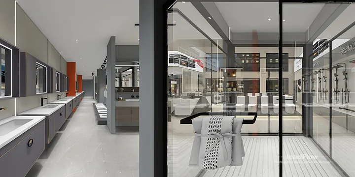 Premium WPC Wall Cladding in Hangzhou Commercial Space &mdash; Showroom 1 in Shangcheng District, Hangzhou, China - photo 32