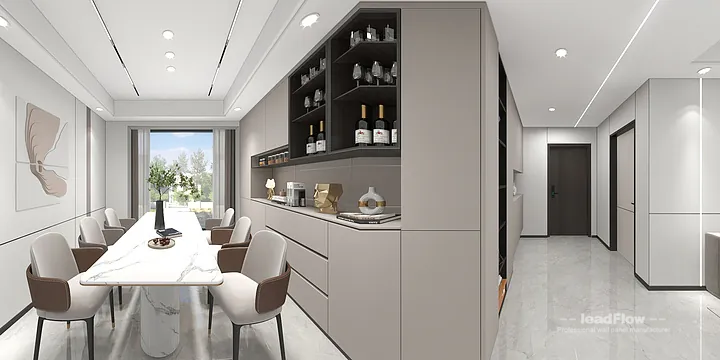 Hangzhou Apartment Featuring WPC Interior Panel | Master Bedroom Walls in Shangcheng District, Hangzhou, China - photo 5