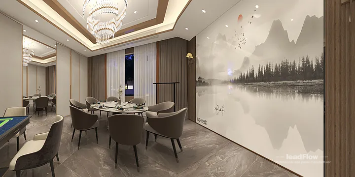 WPC Interior Panel Design for Hangzhou Hotel &mdash; communal dining room Focus in Shangcheng District, Hangzhou, China - photo 10