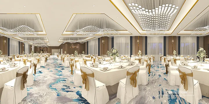 WPC Interior Panel Design for Hangzhou Hotel &mdash; communal dining room Focus in Shangcheng District, Hangzhou, China - photo 33