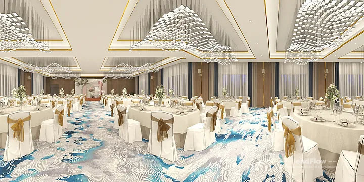 WPC Interior Panel Design for Hangzhou Hotel &mdash; communal dining room Focus in Shangcheng District, Hangzhou, China - photo 34