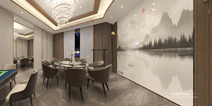 WPC Interior Panel Design for Hangzhou Hotel &mdash; communal dining room Focus in Shangcheng District, Hangzhou, China - photo 9