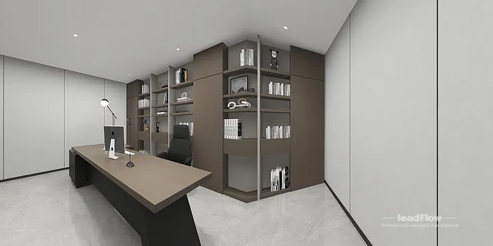 Hangzhou Commercial Space Interior with WPC Interior Panel &mdash; Office Accent in Shangcheng District, Hangzhou, China - photo 3