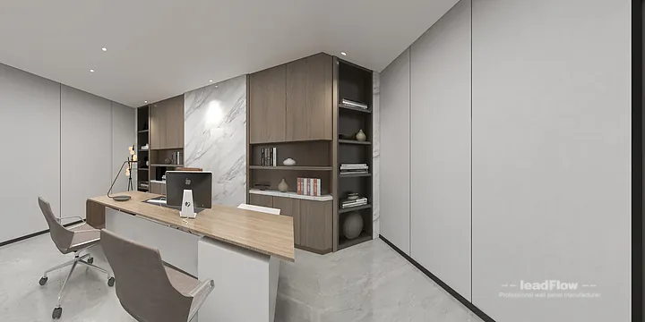Hangzhou Commercial Space Interior with WPC Interior Panel &mdash; Office Accent in Shangcheng District, Hangzhou, China - photo 4