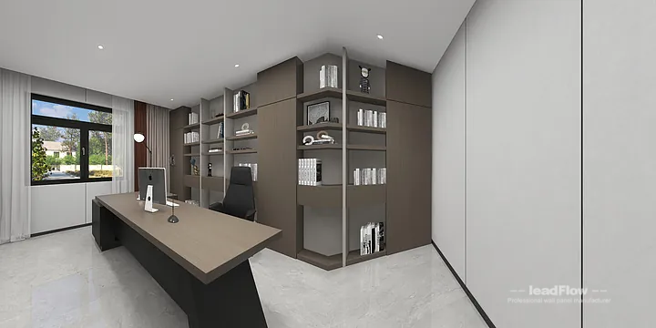 Hangzhou Commercial Space Interior with WPC Interior Panel &mdash; Office Accent in Shangcheng District, Hangzhou, China - photo 6