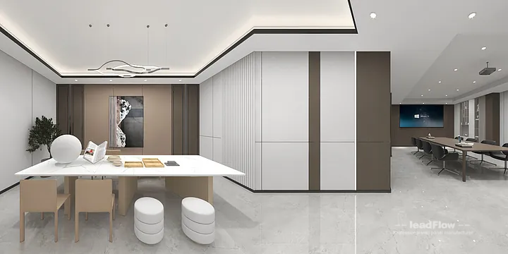 Hangzhou Commercial Space Interior with WPC Interior Panel &mdash; Office Accent in Shangcheng District, Hangzhou, China - photo 7