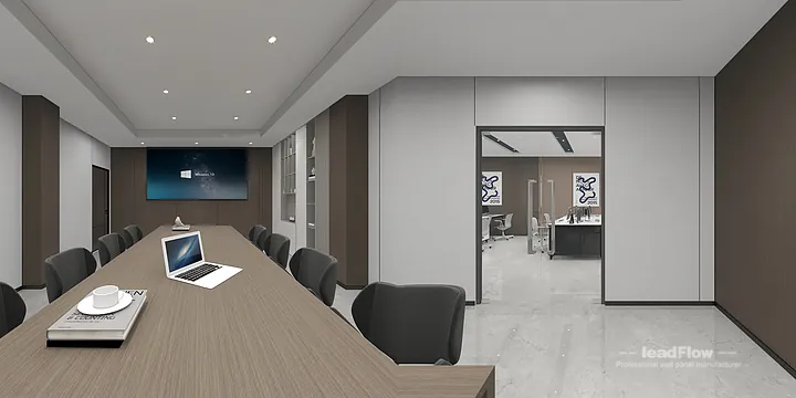 Hangzhou Commercial Space Interior with WPC Interior Panel &mdash; Office Accent in Shangcheng District, Hangzhou, China - photo 9
