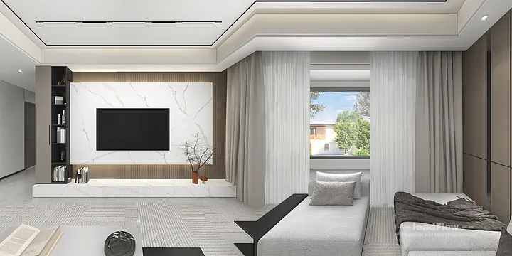 Premium Apartment Interior in Hangzhou using WPC Wall Cladding in Shangcheng District, Hangzhou, China - photo 12