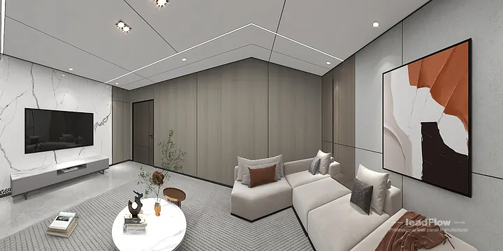 Premium WPC Cladding for Hangzhou Apartment &mdash; Warm Finish in Shangcheng District, Hangzhou, China - photo 3