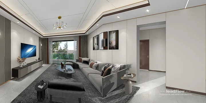 WPC Interior Panel Design Case: Liu's Hangzhou Villa in Shangcheng District, Hangzhou, China - photo 10
