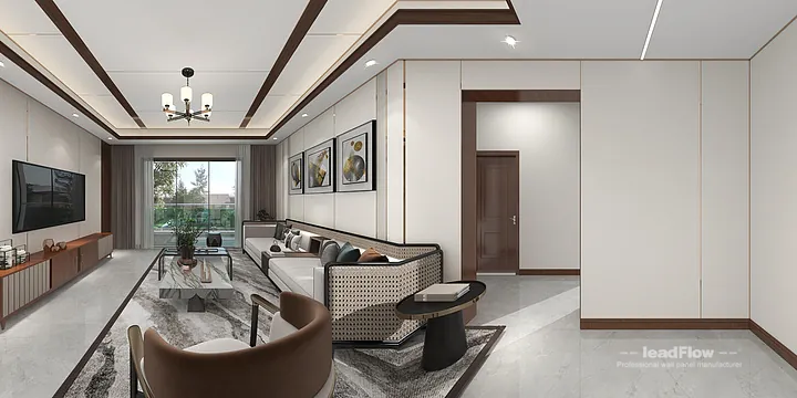 WPC Interior Panel Design Case: Liu's Hangzhou Villa in Shangcheng District, Hangzhou, China - photo 11