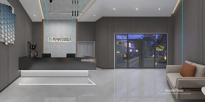 WPC Interior Panel Transformation: Hangzhou Hotel with Elegant Walls in Shangcheng District, Hangzhou, China - photo 2