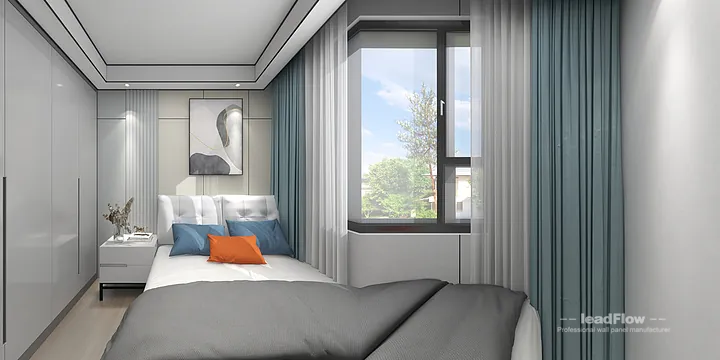 WPC Cladding Villa Case Study in Hangzhou | Stylish guest bedroom in Shangcheng District, Hangzhou, China - photo 3
