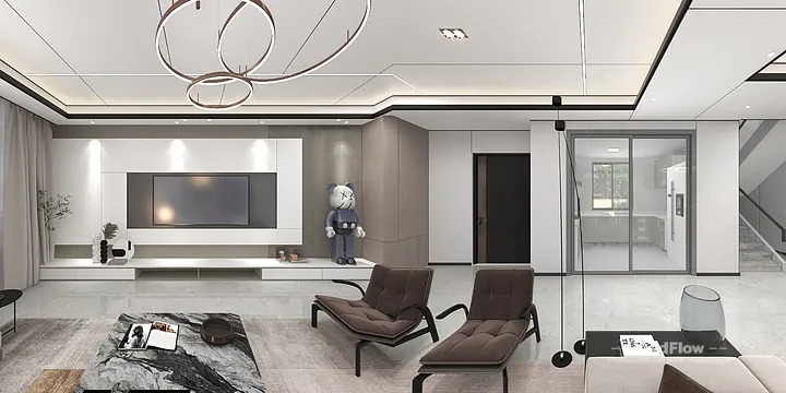 WPC Cladding Villa Case Study in Hangzhou | Stylish guest bedroom in Shangcheng District, Hangzhou, China - photo 5