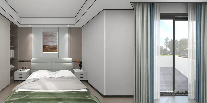 WPC Cladding Villa Case Study in Hangzhou | Stylish guest bedroom in Shangcheng District, Hangzhou, China - photo 7
