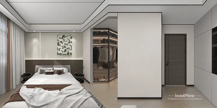 WPC Cladding Villa Case Study in Hangzhou | Stylish guest bedroom in Shangcheng District, Hangzhou, China - photo 8