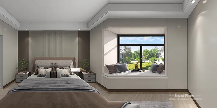 WPC Interior Panel Apartment Inspiration in Hangzhou &mdash; Elegant Design in Shangcheng District, Hangzhou, China - photo 1