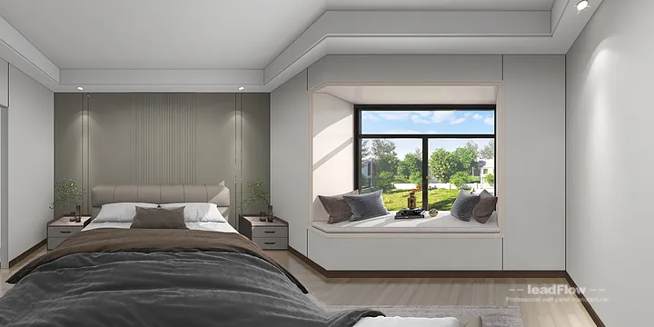WPC Interior Panel Apartment Inspiration in Hangzhou &mdash; Elegant Design in Shangcheng District, Hangzhou, China - photo 2