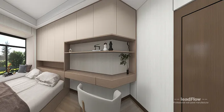 WPC Interior Panel Apartment Inspiration in Hangzhou &mdash; Elegant Design in Shangcheng District, Hangzhou, China - photo 3