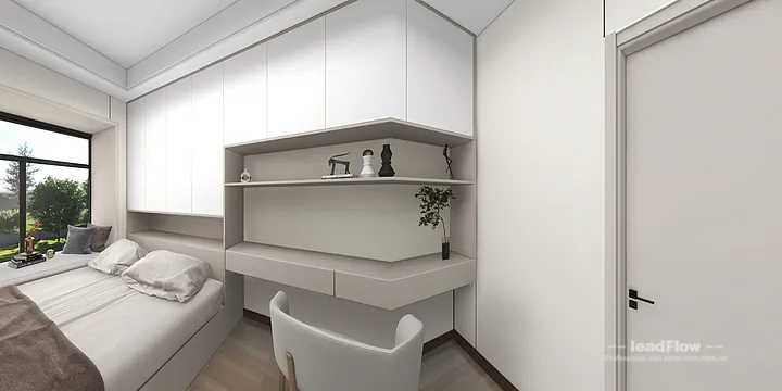 WPC Interior Panel Apartment Inspiration in Hangzhou &mdash; Elegant Design in Shangcheng District, Hangzhou, China - photo 4