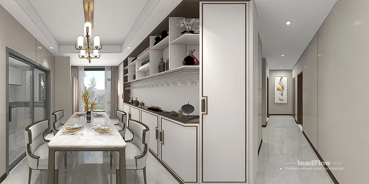 WPC Interior Panel Apartment Inspiration in Hangzhou &mdash; Elegant Design in Shangcheng District, Hangzhou, China - photo 5