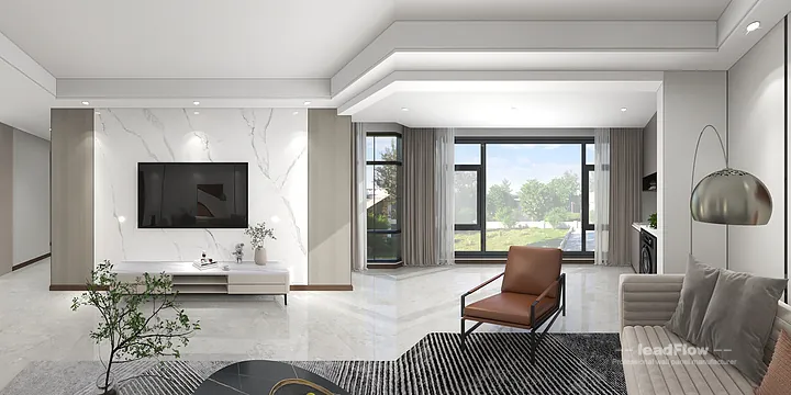 WPC Interior Panel Apartment Inspiration in Hangzhou &mdash; Elegant Design in Shangcheng District, Hangzhou, China - photo 8