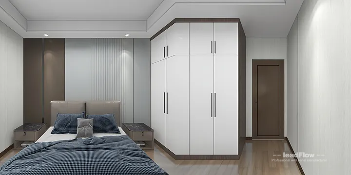 WPC Interior Panel Apartment Inspiration in Hangzhou &mdash; Elegant Design in Shangcheng District, Hangzhou, China - photo 9