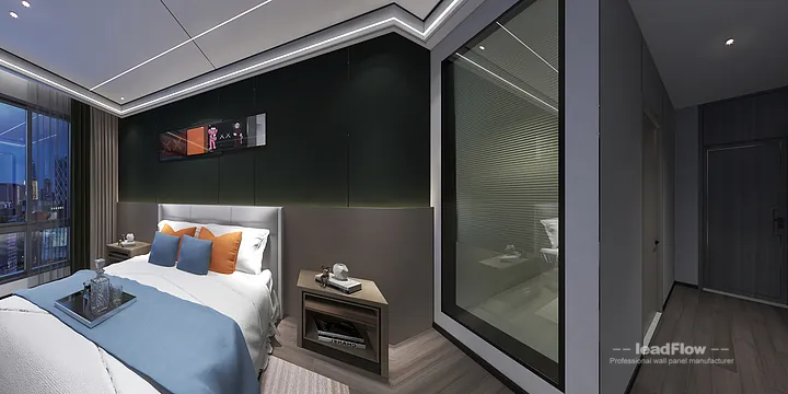 WPC Wall Cladding Hotel Design in Hangzhou | Warm Interior in Shangcheng District, Hangzhou, China - photo 3