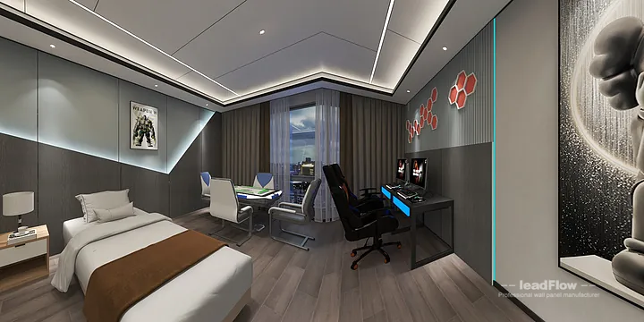 WPC Wall Cladding Hotel Design in Hangzhou | Warm Interior in Shangcheng District, Hangzhou, China - photo 4